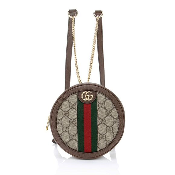Gucci GG Supreme Ophidia Round Mini Backpack - Picture 1 of 12